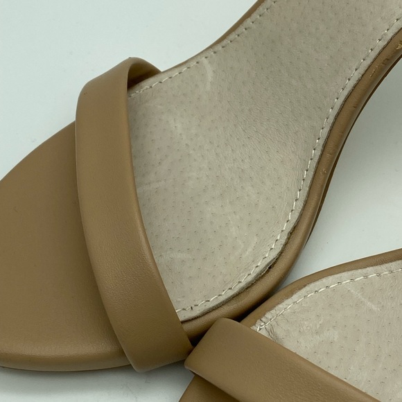 Steve Madden Stecy Nude Tan Beige Strappy Heels Size 10M - Picture 15 of 16